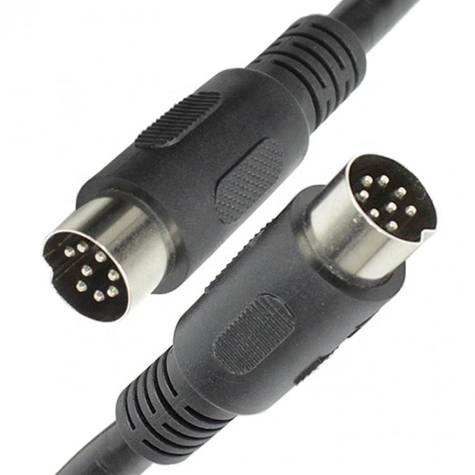 Cable de 8 pines grande de macho a macho completamente conectado y blindado 2