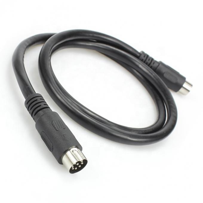 Cable de 8 pines grande de macho a macho completamente conectado y blindado 4