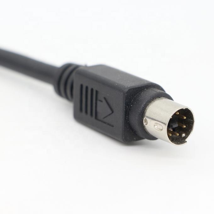 1M 3M de protección personalizada de hombre a hombre Mini DIN 6 pin cable 3