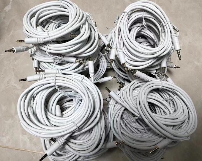 3.5mm Hombre a Hombre Hombre Femenino Stereo AUX 3 polos TRS 4 polos TRRS Mono Jack Micrófono Patch Cable de extensión de audio 7