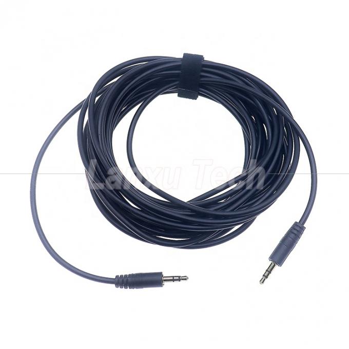 Personalización OEM 1M 2M 3M 5M 10M 3 polos TRS de varón a varón 3.5mm Aux Stereo Jack Cable de extensión de audio 1