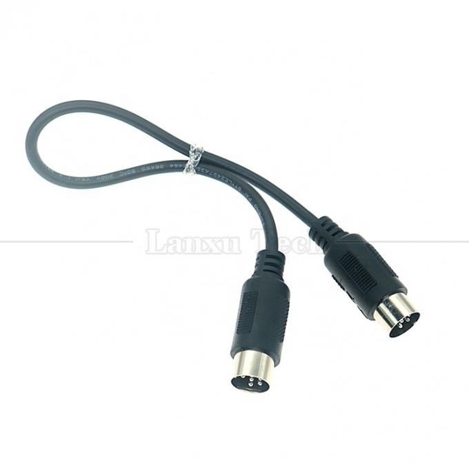 Hombre a Hombre 6 PIN BIG DIN MIDI Cable de extensión para guitarra de micrófono de teclado 0