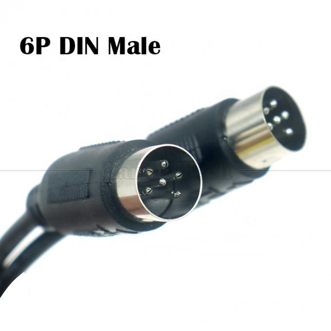 Hombre a Hombre 6 PIN BIG DIN MIDI Cable de extensión para guitarra de micrófono de teclado 2