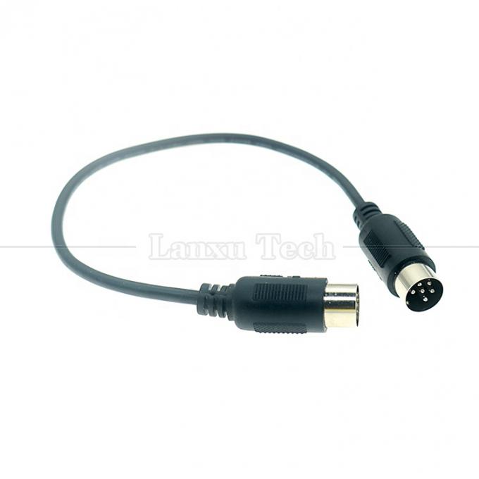 Hombre a Hombre 6 PIN BIG DIN MIDI Cable de extensión para guitarra de micrófono de teclado 4