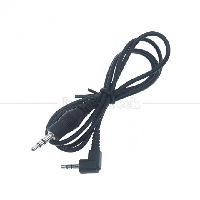 Personalización 2,5 mm Hombre a 90 grados Ángulo derecho 3,5 mm Hombre Jack estéreo Aux Audio Converter Adaptador de cable 0