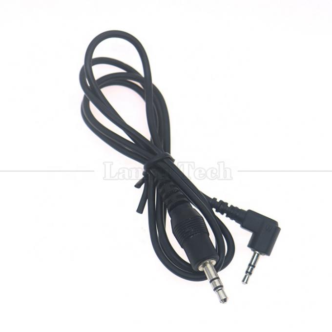 Personalización 2,5 mm Hombre a 90 grados Ángulo derecho 3,5 mm Hombre Jack estéreo Aux Audio Converter Adaptador de cable 4