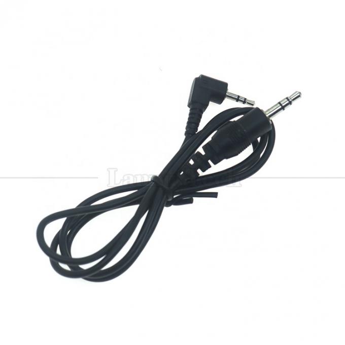 Personalización 2,5 mm Hombre a 90 grados Ángulo derecho 3,5 mm Hombre Jack estéreo Aux Audio Converter Adaptador de cable 2