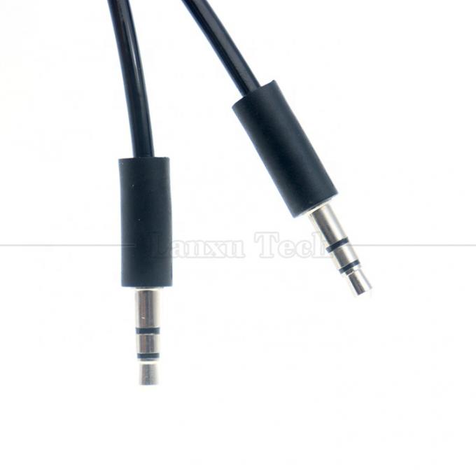 Cable de extensión de audio de resorte enrollado de macho a macho de 3,5 mm Jack Aux 3