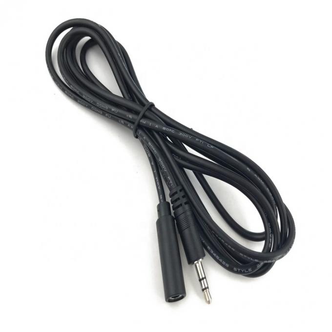 1m 3m 5m 3 Poles Trs Hombre a Mujer 3.5mm cable de conexión de audio 0