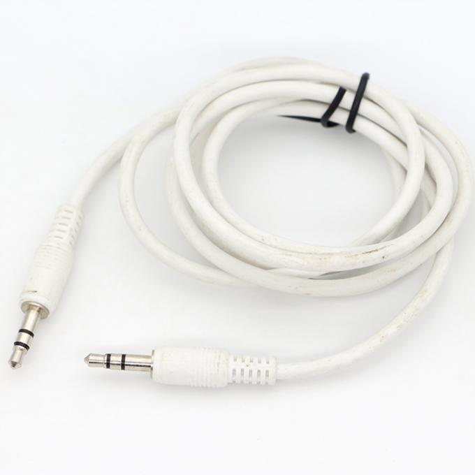 Fabricación a medida Hombre a Hombre 3,5 mm TRS Audio Stereo Jack Cable para altavoz 0