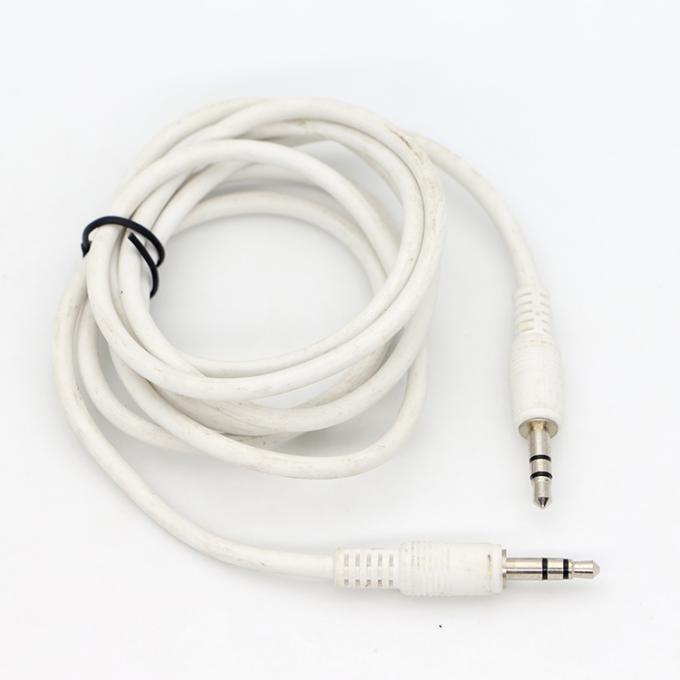 Fabricación a medida Hombre a Hombre 3,5 mm TRS Audio Stereo Jack Cable para altavoz 1