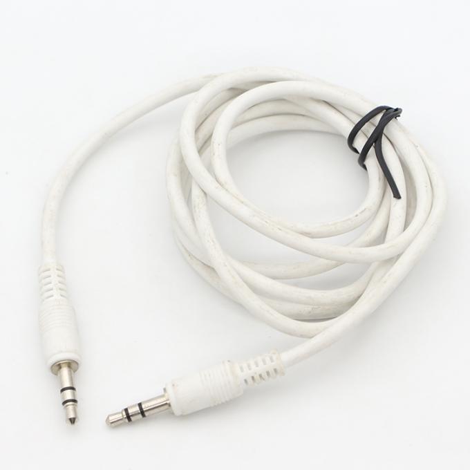 Fabricación a medida Hombre a Hombre 3,5 mm TRS Audio Stereo Jack Cable para altavoz 3
