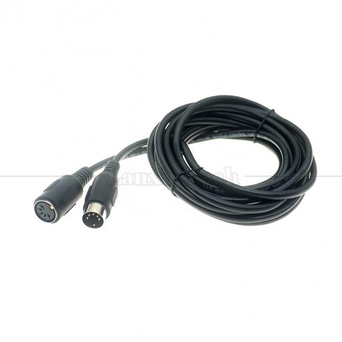1M 3M 5M de alta calidad de hombre a mujer MIDI 5 PIN DIN Cable de extensión para guitarra de teclado de audio 3