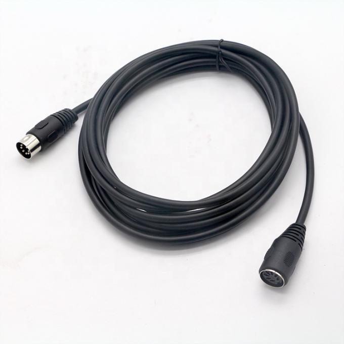 1M 3M 5M Escudo de hombre a mujer 7 PIN DIN conector MIDI cable de extensión 0