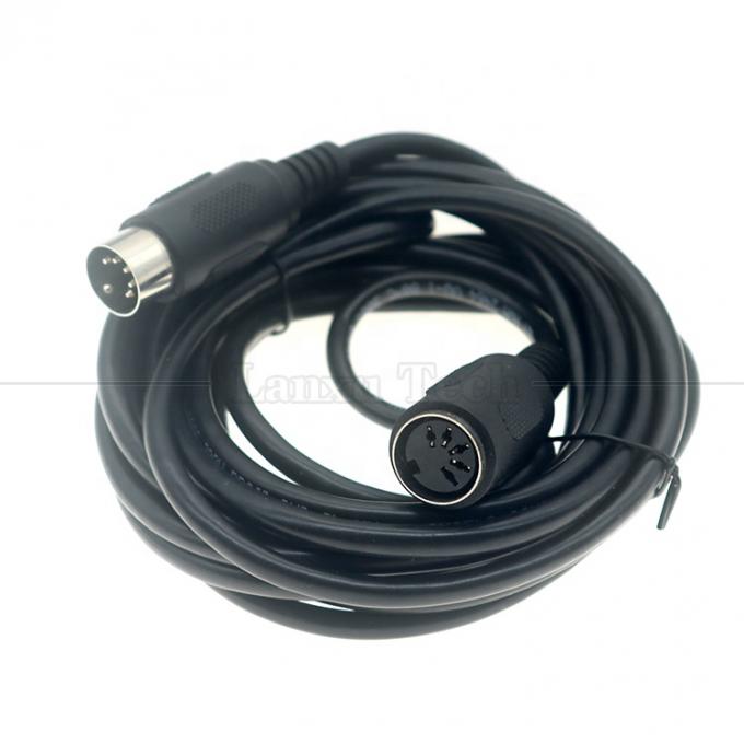 Alta calidad 1M 2M 3M 5M 10M Hombre a mujer 5PIN DIN conector MIDI Power Link cable de extensión para TV de cámara de circuito cerrado 3