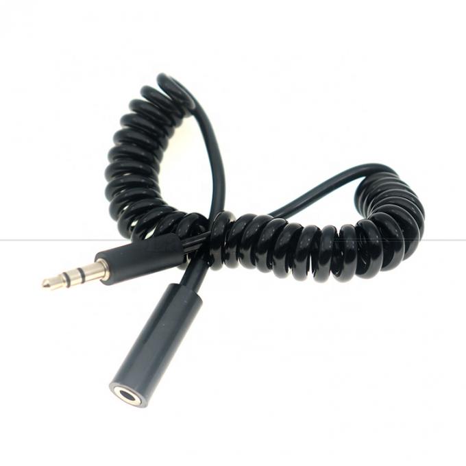 Cable de extensión de audio estéreo de 3,5 mm Jack Aux para auriculares de altavoz 2