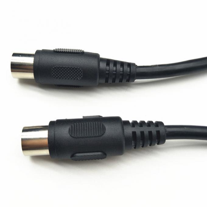 Cable Midi de 7 pines de hombre a hombre y mujer totalmente conectado. 3