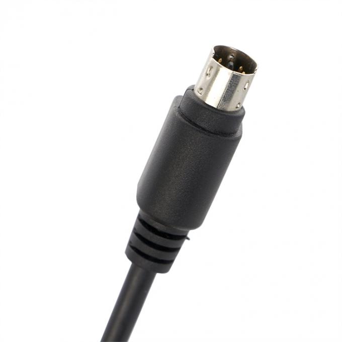 Personalización 6 7 8 PIN MINI DIN para el cable de alambre de lata abierto de cola de cerdo 2
