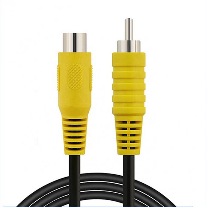 0.5m 1m 2m 3m Stereo Audio Cables coaxial RCA de hombre a mujer para HDTV 5