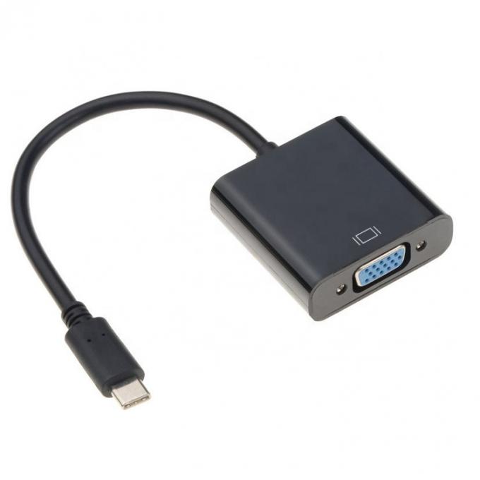 Adaptador de conversión de USB tipo C a VGA para computadora portátil 3