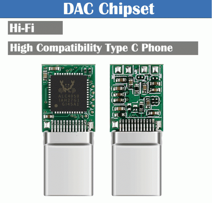 Hifi DAC USB Tipo C a 3,5 mm conector de auriculares Adaptador de audio para Samsung Huawei Oneplus Meizu Google Oneplus 1