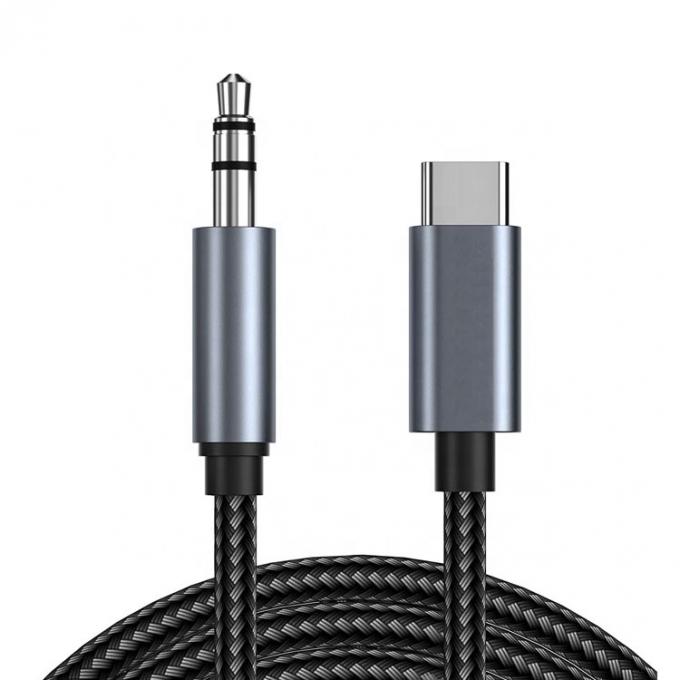 DAC USB Tipo C a 3,5 mm Jack de audio cable masculino AUX adaptador de dongle de auriculares para Pixel Google 0
