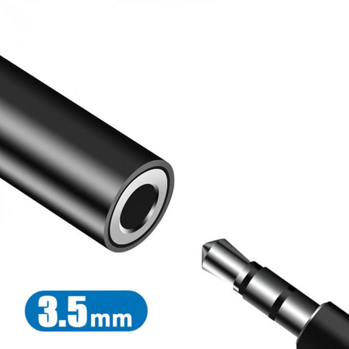 2 en 1 Tipo C a 3,5 mm Cargador de auriculares Jack de audio USB C Cable portátil Tipo C a 3,5 mm Adaptador de conector para teléfono móvil 5