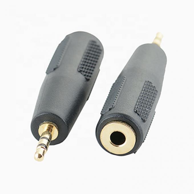 3 polos TRS Jack Hombre a mujer 2.5 a 3.5 Adaptador de audio 3