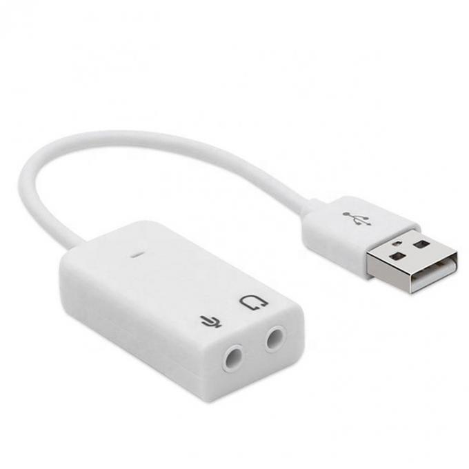 Conecta y reproduce el micrófono de audio de estudio USB con el cable del adaptador de tarjeta de sonido 3
