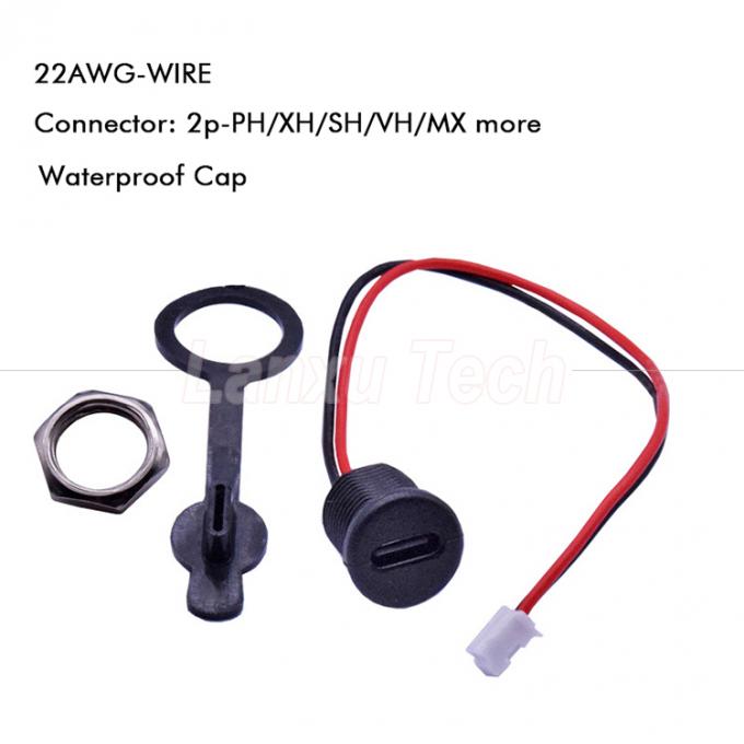 Cable de conector PH 2.0 XH 2.54 SH1.0 VH ZH MX con conector USB tipo C de tipo C 0