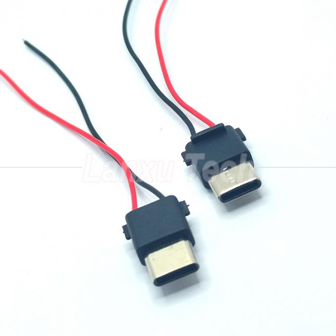 Cable de conector de conector de conector masculino de tipo USB tipo C para el banco de alimentación del teléfono 1