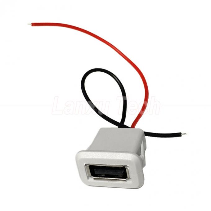 Cable de cable de cable de 2 pines con conexión USB de tipo A para juguete de lámpara LED 7