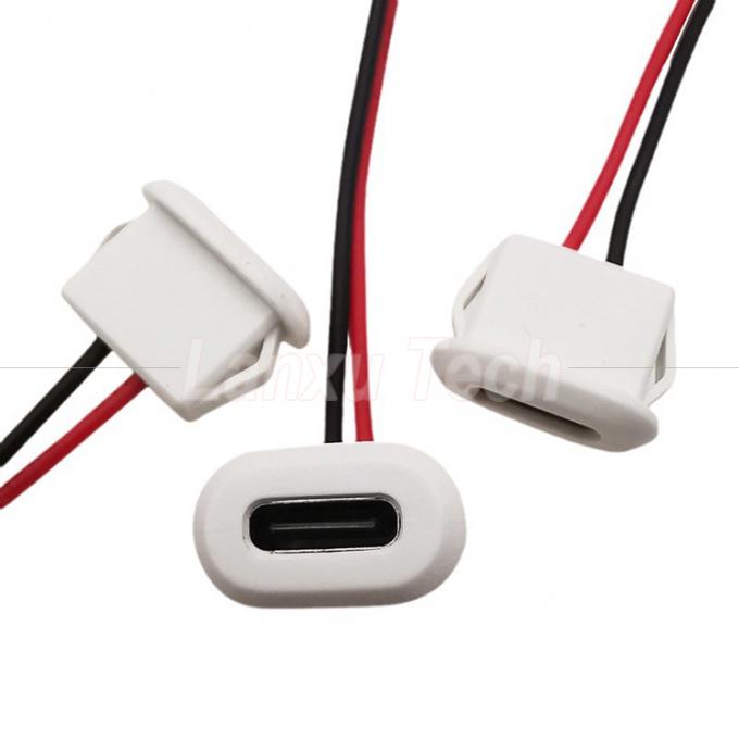 Cable de cable de conexión de cable USB tipo C de 2 pines para vehículos de lámparas 2