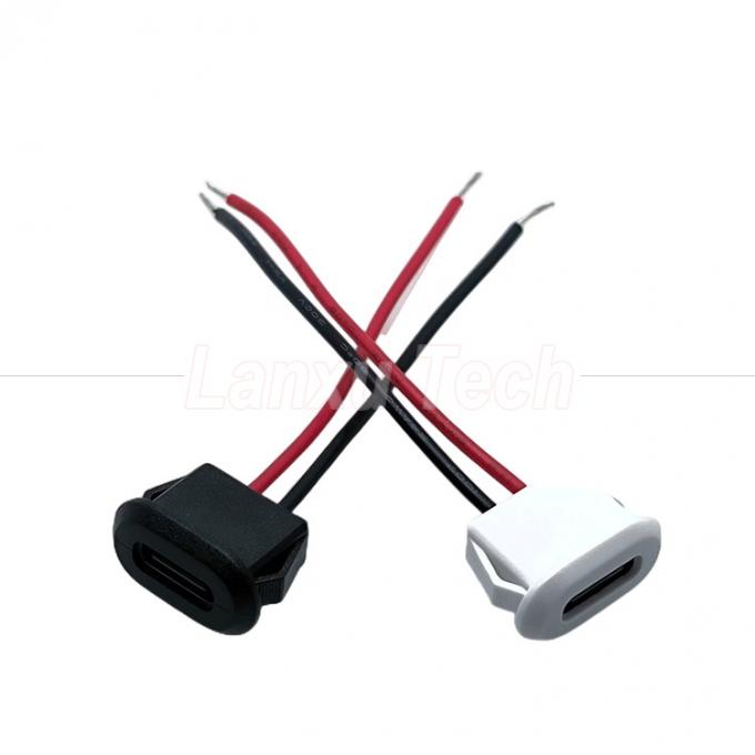 Cable de cable de conexión de cable USB tipo C de 2 pines para vehículos de lámparas 1