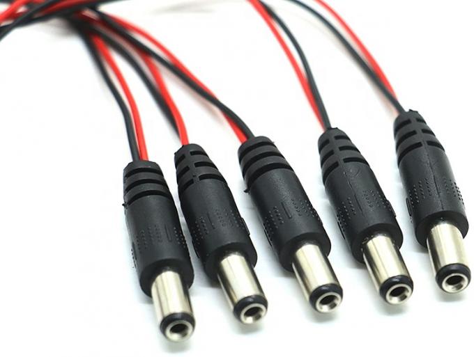 Conector de clip de batería de 9V a DC masculino 5.5x2.1mm de barril Jack Cable de alimentación para portadores de baterías 4