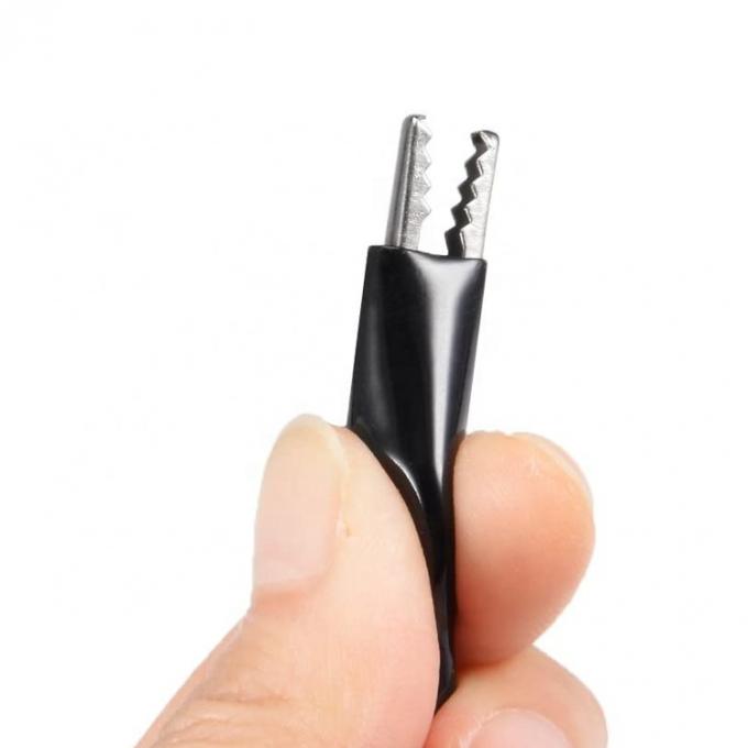 5.5x2.1mm DC Femenino a doble clip de cocodrilo Cable de adaptador de prueba de potencia 3