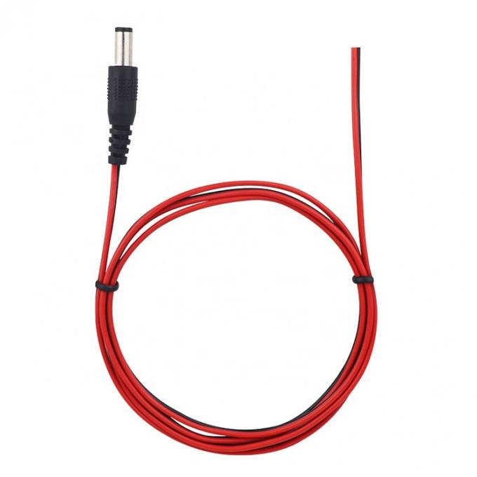Personalizado 5521 5525 3.5 conector DC macho para abrir el cable de extremo de cable desnudo 5