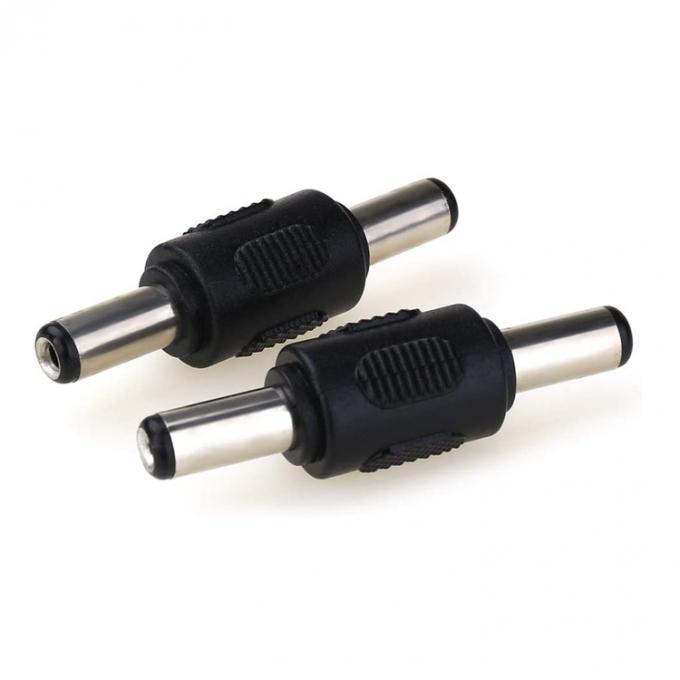12V 24V Hombre Mujer 2.1mm X 5.5mm Jack de cañón de corriente continua Adaptador de conector de energía para cámara de CCTV de banda LED 5