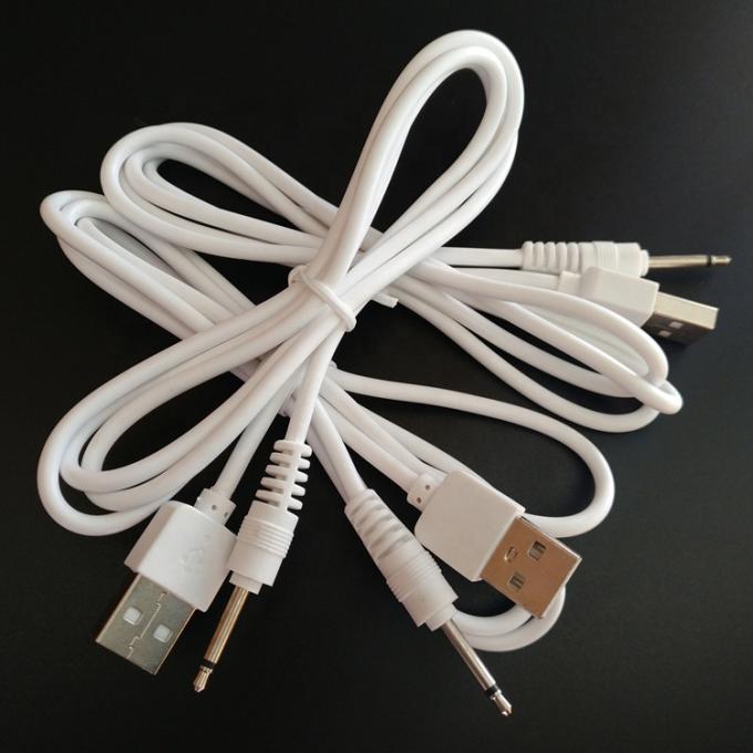Cable de carga de energía de USB a 2,5 mm DC Jack para vibrador 4