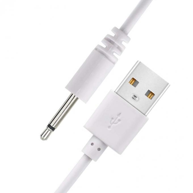 Cable de carga de energía de USB a 2,5 mm DC Jack para vibrador 2