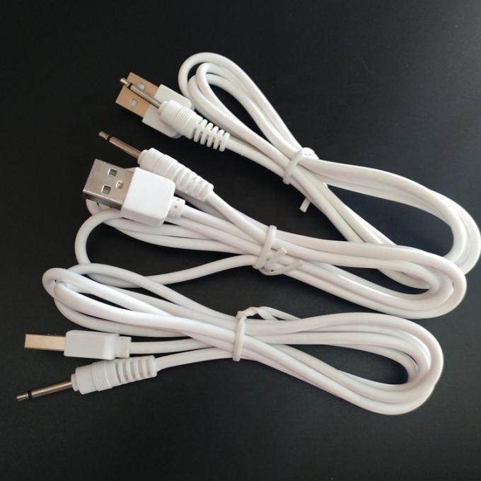 Cable de carga de energía de USB a 2,5 mm DC Jack para vibrador 5