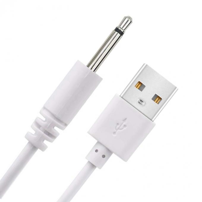 Cable de carga de energía de USB a 2,5 mm DC Jack para vibrador 3