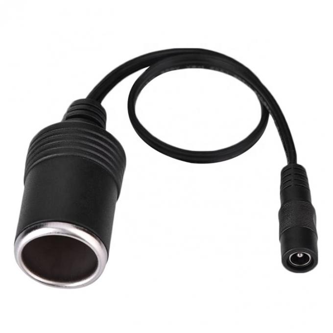 120W 12V 10A Enchufe de cigarrillo de automóvil femenino a DC 5.5mm x 2.1mm Cable de adaptador de alimentación 0