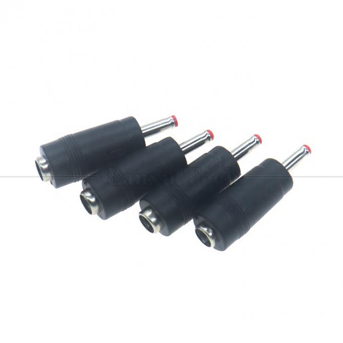 5.5x2.1mm Mujer a 3.5x1.35mm Hombre Adaptador de conector de conexión de conector de corriente continua 3