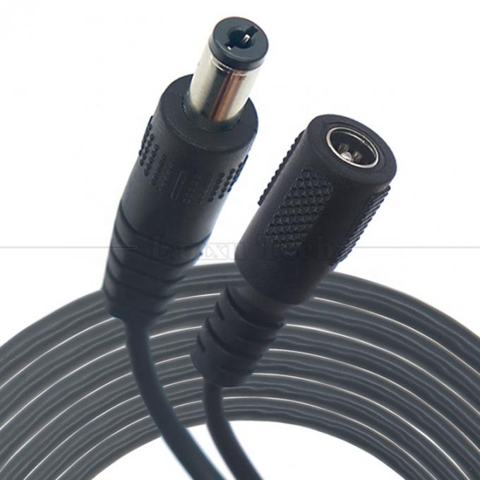 Calidad superior de hombre a mujer 5.5x2.1mm Jack de barril Cable de extensión de energía DC para cámara de CCTV 1