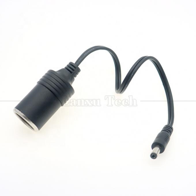 120W 12V 10A encendedor de cigarrillos para automóviles enchufe femenino a corriente continua masculino 5.5mm x 2.1mm cable de cargador de energía 0