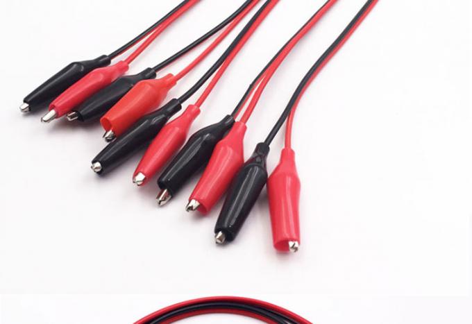 30cm DC 5.5x2.1mm Hombre Hembra a doble clip de cocodrilo Cable de suministro de energía DC 5