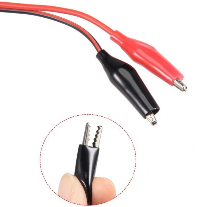 30cm DC Barril Jack 5.5x2.1mm Hombre Hembra a doble clip de cocodrilo Fuente de alimentación Cable de corriente continua para cámara de CCTV 2