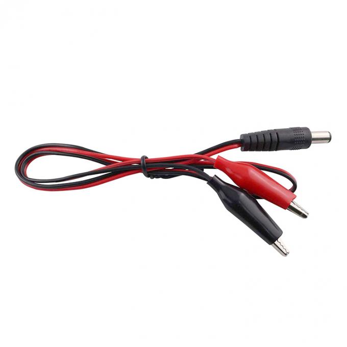 30cm DC Barril Jack 5.5x2.1mm Hombre Hembra a doble clip de cocodrilo Fuente de alimentación Cable de corriente continua para cámara de CCTV 4