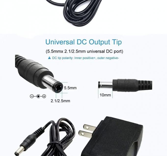 EE.UU. UE Reino Unido AU AC Plug 12v 500mA 1A 2A DC Adaptador de carga de energía para batería LED 1